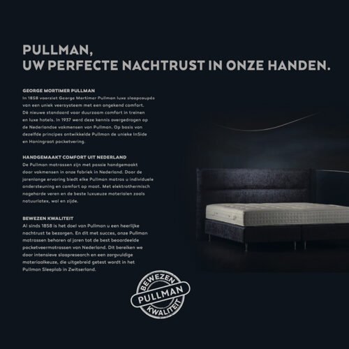 Spacom Slaapwereld Pullman matras informatie